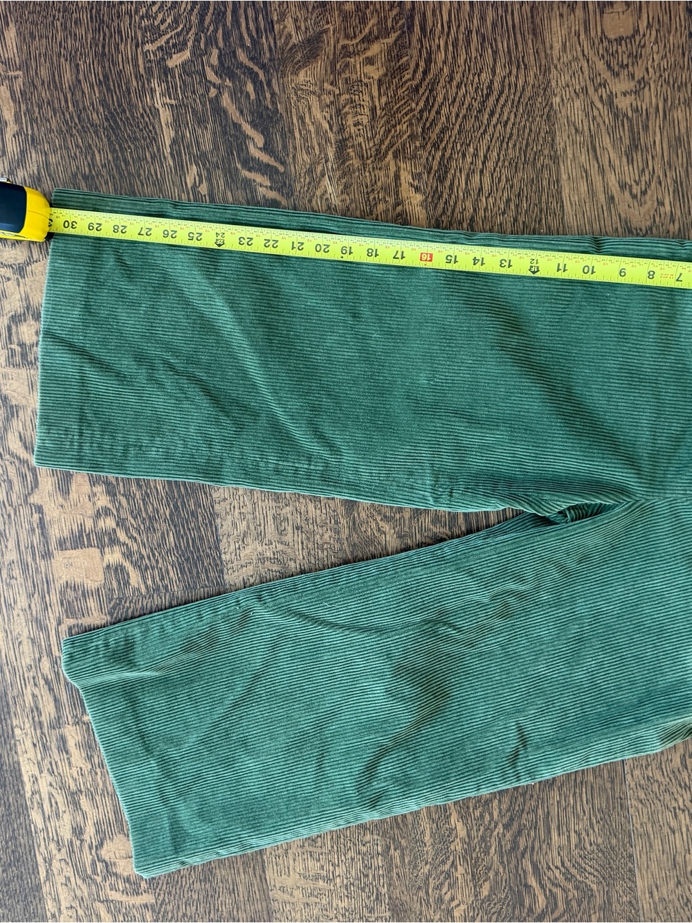 Agnes B. Forest Green Corduroy Women's Pants